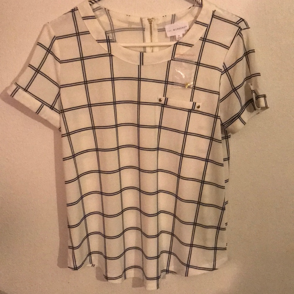 Plaid Blouse